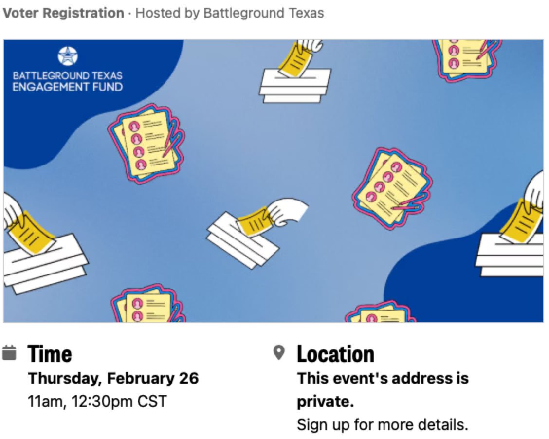 Texas Wesleyan University - Voter Registration and Get out the vote