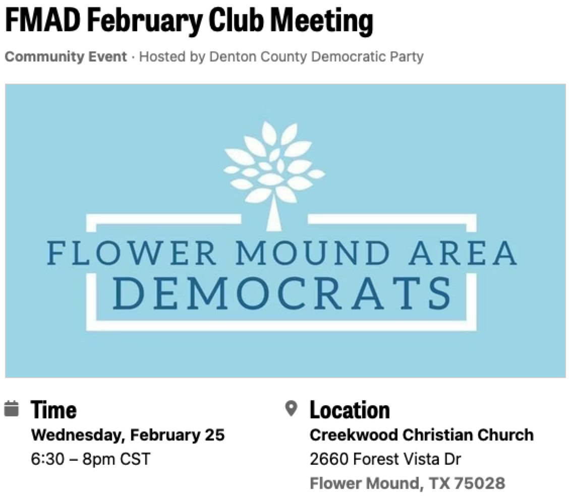 FMAD February Club Meeting